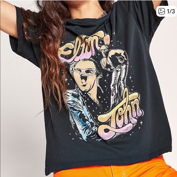 Daydreamer - Elton John Hollywood Boots Boyfriend Tee main image 1
